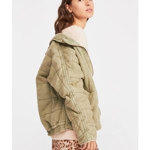 Free People Dolman Quilted Jacket